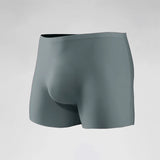 Men's underwear, men's 3D punched ice silk four-cornered pants, seamless thin, flat-cornered pants, extended sport, summer