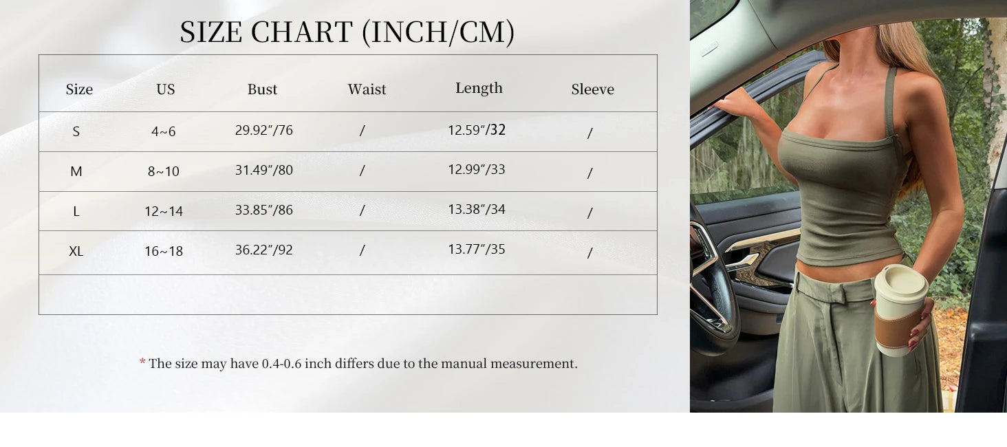 Low-Neck Vest Women Cross Shoulder Strap Solid Skinny Stretch Sexy Midnight Hottie Beach Party Sporty Basis Tops