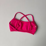 Gathering Shock-proof and Beautiful Back Seamless Sports Bras Gym Women Top Crop Tube Yoga Tops Fitness Scrunch Bum Workout Suit