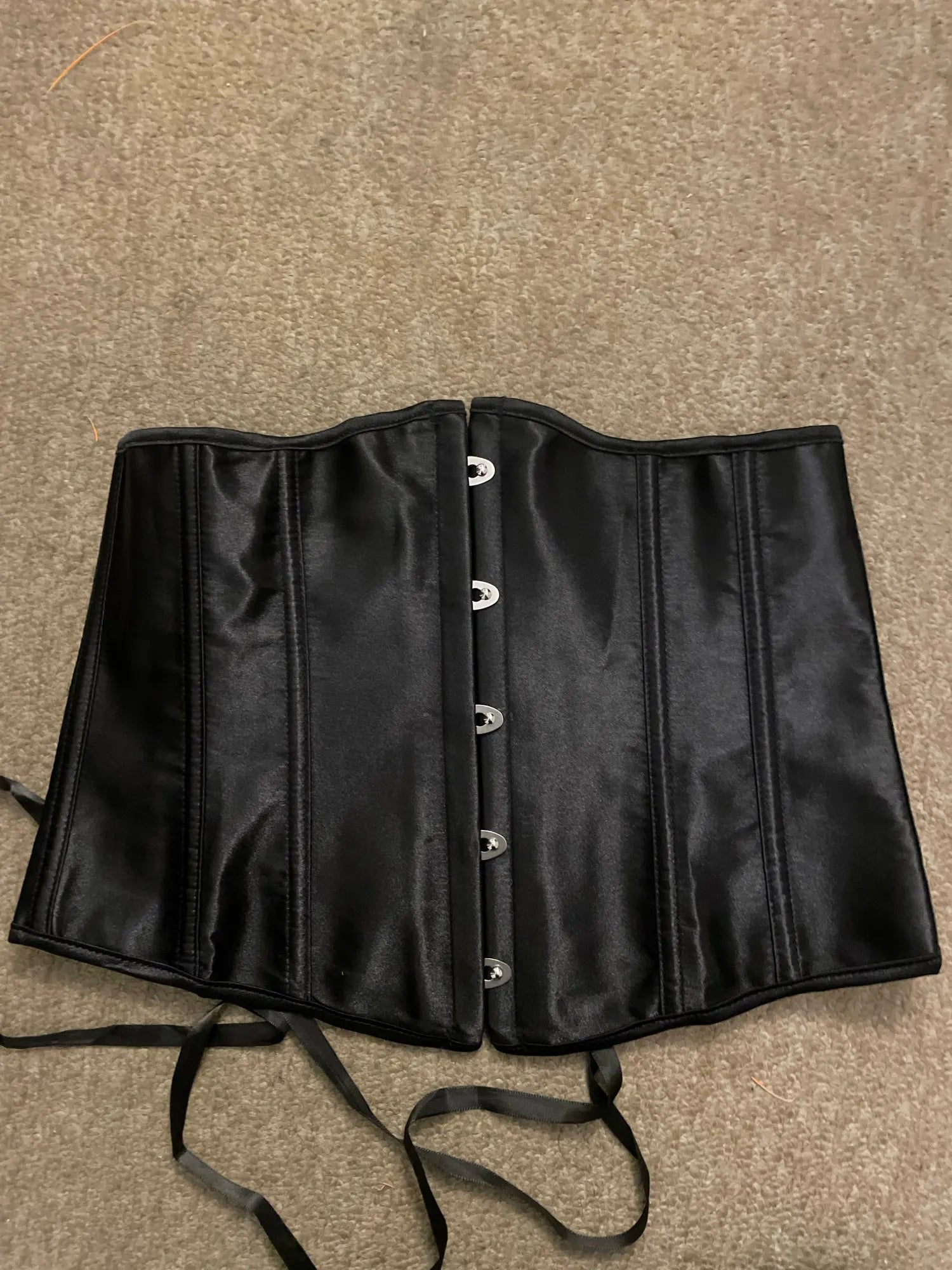 Underbust Corset Waist Slimming Corset Bustiers Body Shaper for Women Steampunk Lace-up Corset Belt Waist Trainer