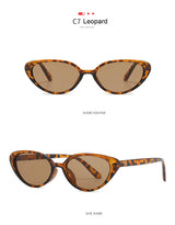 2pcs Retro Small Cat Eye Sunglasses for Women Men Rivet Design Fashion Triangle Sun Glasses Cute Style Multi Color Eyeglasses
