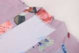 Beach Kimono for Women Peocock Printed Swimsuit Cover Up Self Belted Wrap Dresses Seaside Bathing Suits Beachwear