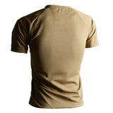 Men Summer Quick Dry Breathable Elastic Military Tactical Shirts Pullerover Hiking Camping Tops Climbing Tees Sports Gym T-shirt