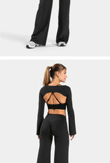 Charming Pro Scrunch Straight Leg Pants Butt Lifting Sculpting Wide Leg Leggings Gym Yoga Jogging Push Up Women Baggy Sweatpants
