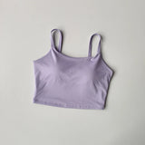 High-end Sports Bra Gym Camisole Fixed Pad Push-up Sports Underwear Women's Strapless Beauty Back Training Fitness Bra Yoga Bra