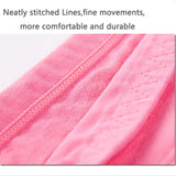 7Pcs Women's Underwear Girls Cotton Panties Sexy Briefs Breathable Soft Lingerie Female Cute Solid Color Underpants Plus Size
