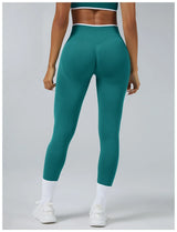 Women's Middle Waist Seamless Yoga Leggings Push-Up Sport Fitness Running Pants Hip Lift High Elastic Gym Leggings Sport Legging