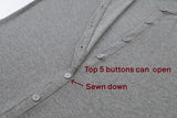 AS SS26 summer loose style button dress comfortable ribbing fabric dress o-neck lady clothes