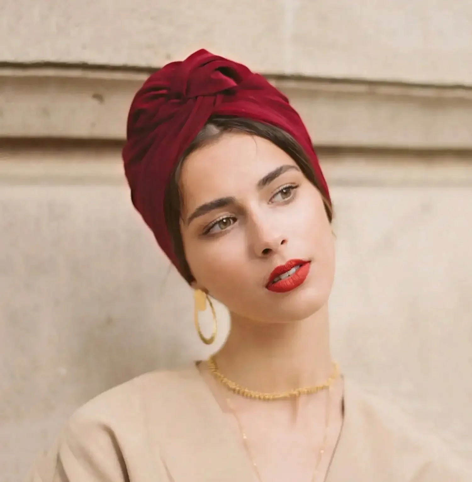 2026 Vintage Soft French Turban Hat Fashion Female Bandana Headband Women's Hair Cover Cap Ladies Head Wraps Muslim Headscarf Bonnet