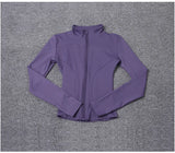 Women Sport Jacket Long Sleeve Shirt Workout Coat Gym Training Clothing Yoga Sportswear