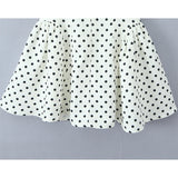 YENKYE French Style Retro Polka Dot Deep V Halter Dress Women Sexy Backless A-line Slim Sweet Elegant Mini Dresses Summer Robe