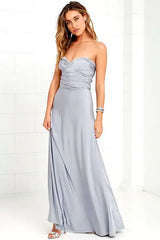 Fashion Multi-worn V-neck Vestidos De Fiesta Women Long Dress Sexy Strapped Lady Summer Maxi Dress