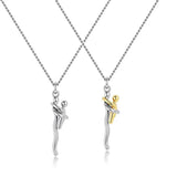 2025 Two-Tones Hug Necklace Detachable Mother And Child Pendant DIY Love Jewelry for Family Special Occasions
