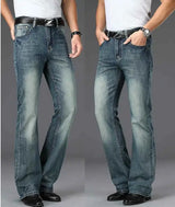 Men's Flared Jeans Loose Men Big-Leg Jeans Men Flared Pants Boot Cut Leg Designer Classic Jeans Multiple Styles Size 28-40