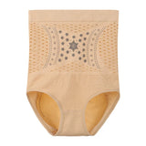 Seamless Restoration Shaper Brief Women Tummy Control Shapewear Hollow Out Fat Burning Slimming High Waist Underwear Panties