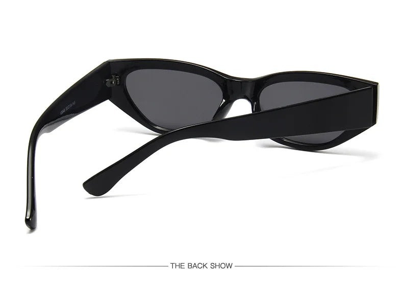Retro Cat Eye Sunglasses Women Vintage Small Eyewear Women Men Rivet Sun Glasses Female Luxury Brand Eyewear UV400