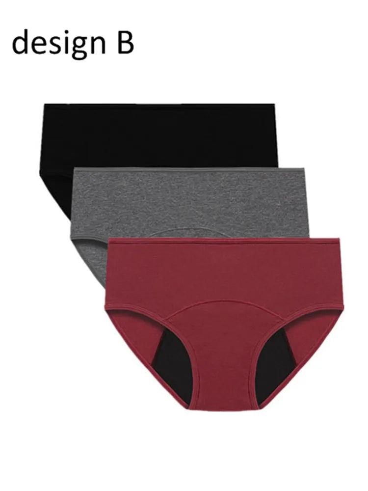 2024 Leak Proof Menstrual Panties Women Period Panties Cotton Underwear Sexy Physiological Pants Women's Briefs