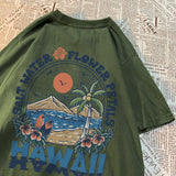 Salt Water Flower Petals Hawaii Tshirts Men Women Casual Sweat T Shirts Casual Cotton Tee Clothes Hip Hop Oversize Tops Couple