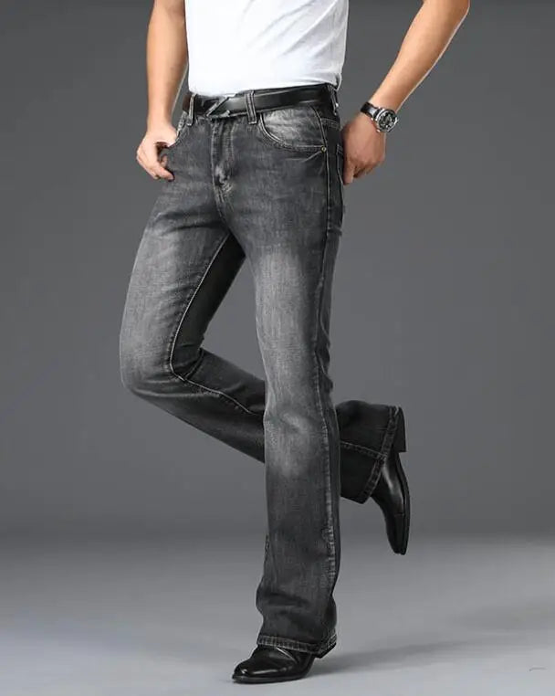 Men's Flared Jeans Loose Men Big-Leg Jeans Men Flared Pants Boot Cut Leg Designer Classic Jeans Multiple Styles Size 28-40