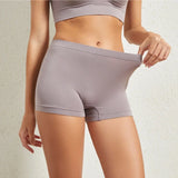 1 Pack Women's Seamless Boyshort Panties Anti-Chafing Safety Shorts Sports Underwear Stretchy & Soft Lingerie Intimates S-5XL