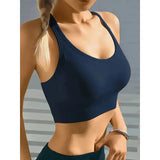 Sports Seamless Comfy & Breathable Push Up Yoga Tank Bra@W4