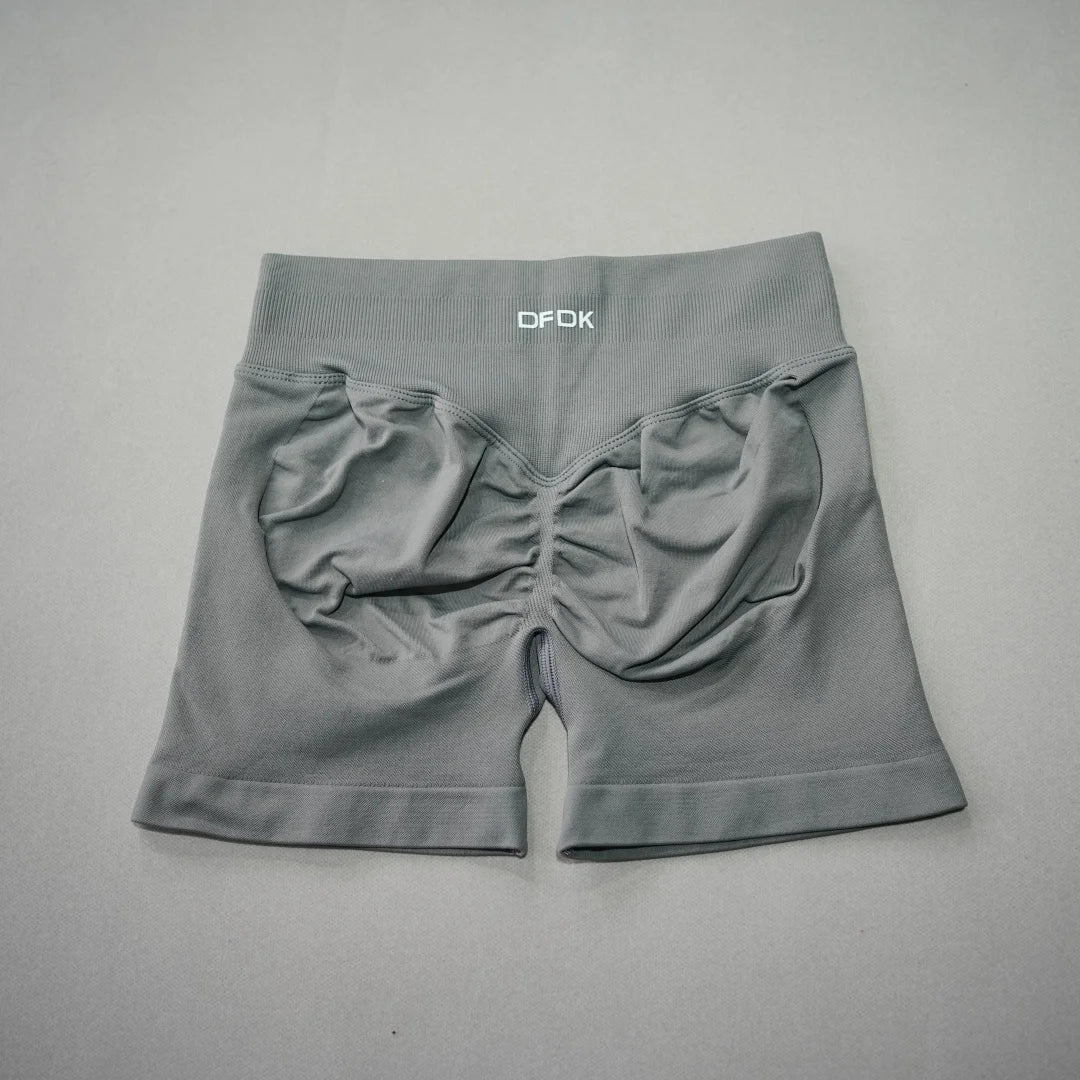 DFDK Women High Waist Yoga Shorts Scrunch Butt Lift Workout Shorts Squat Proof Fitness Gym Running Sports Push Up Athletic Leggi