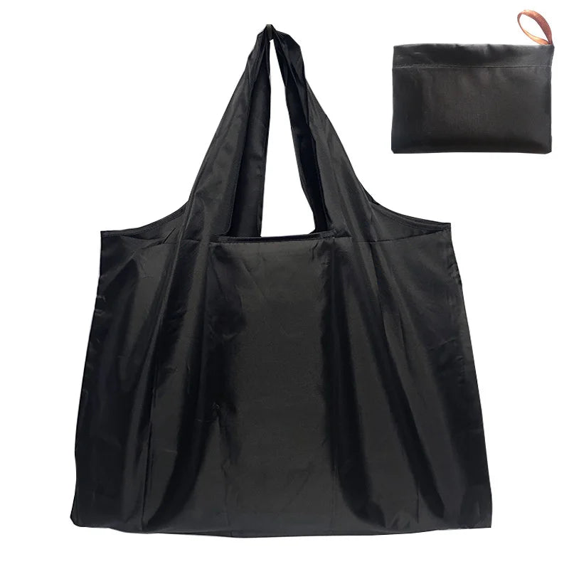 Versatile Folding Shopping Bag, Large Capacity Travel Tote Bag, Fashion Reusable Grocery Bag