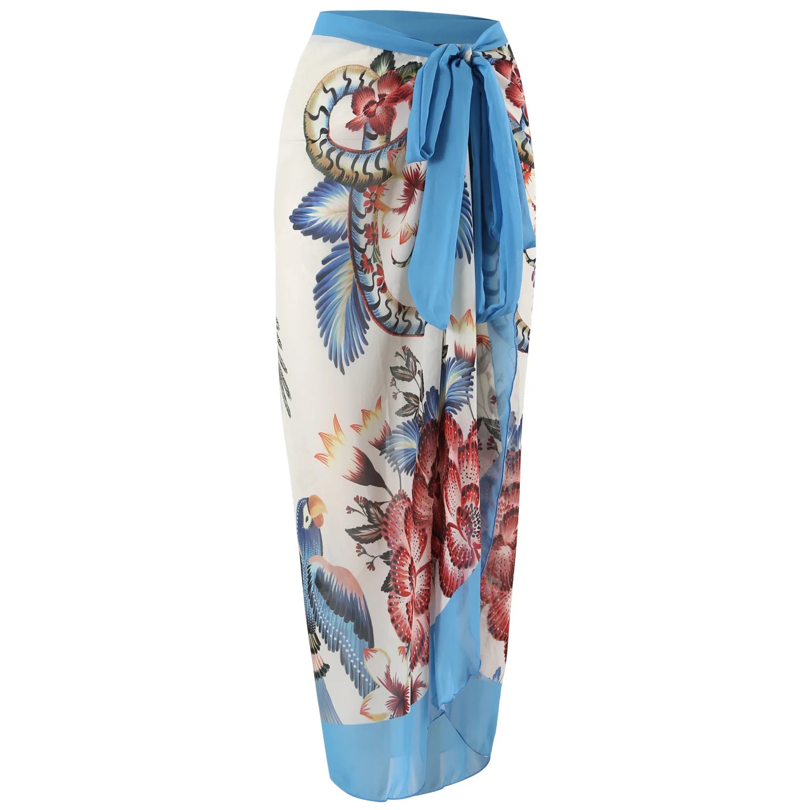 2026 New Sexy Print Retro Swimwear Beach Dress Cover Up Long Skirts Skirt Party Outfits Swimsuit Beachwear
