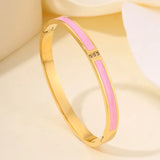 ZAKOL 5/1pcs Sparkling Zirconia Inlaid Stainless Steel Bracelet Set for Women Stackable Bangles Fashion Non Fading Jewelry Gift