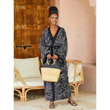2026 Women Swimsuit Beach Cover Up Dress Sleeve Kaftan Beach Tunic Long Pareos Bikinis Cover Ups Summer Robe Plage Beachwear