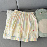 Women's sleepwear, summer short sleeved shorts, breathable and comfortable set, lapel cardigan, home clothes can be worn outside
