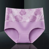 3Pcs/Lot Women's Underwear Plus Size Cotton Panties High Waist Briefs Sexy Lingerie Female Pantys M-5XL Seamless Underpant Girls