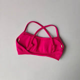 Seamless Women's Yoga Sports Bra Racer Back Nylon Breathable Running Gym Top Underwire Sexy Underwear Fitness Gym Bra Top