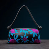 Fashion Shoulder Bag Women Handbag Luxury Embroidered Silk Bag Female Purse Small Cute Cosplay Cheongsam Flower Satin Tote Bag