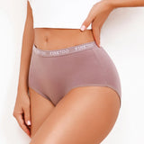4Pcs S-XXL Cotton High Waist Underpants Women's Seamless High Elastic Belt Panties Comfortable Sports Briefs Breathable Lingerie