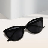 Large Frame Cat Eye Sunglasses Women New Retro Minimalist Style Gradient Sun Glasses High Quality Eyeglasses UV400