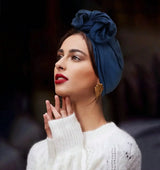 2026 Vintage Soft French Turban Hat Fashion Female Bandana Headband Women's Hair Cover Cap Ladies Head Wraps Muslim Headscarf Bonnet