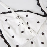 Tossy Lace V-Neck Patchwork Maxi Dress Women Backless High Waist Slim Spaghetti Contrast Party Dress Female Spring Long Dress