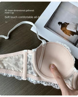 Women 1/2 Cup Lace Bra Sexy Floral Underwire Underwear Ladies Push Up Bras Female Comfortable Bra Half Cup Brassiere Lingerie