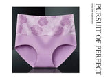 3Pcs/Lot Women's Underwear Plus Size Cotton Panties High Waist Briefs Sexy Lingerie Female Pantys M-5XL Seamless Underpant Girls