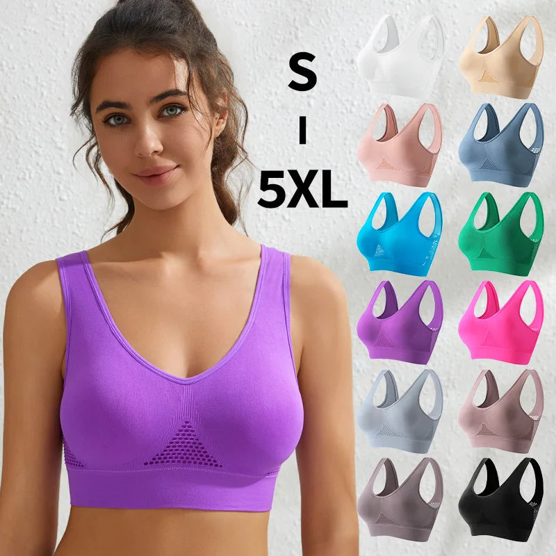 Beautiful Back Sports Bra Shockproof Running Fitness Anti-sagging Upper Collection Soft Support High-strength Women's Yoga Vest