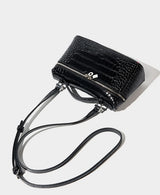 Shoulder Bag Handbag women Luxury Women's Crocodile Embossed Mobile Phone Handbag Brand New LP19 Genuine Leather Mini Small size