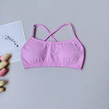 Seamless Women's Yoga Sports Bra Racer Back Nylon Breathable Running Gym Top Underwire Sexy Underwear Fitness Gym Bra Top