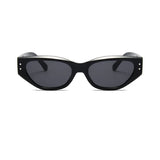 Retro Cat Eye Sunglasses Women Vintage Small Eyewear Women Men Rivet Sun Glasses Female Luxury Brand Eyewear UV400