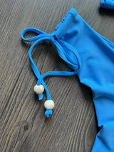 2025 New Sexy Triangle Bathing Suit for Women Brazilian Bikinis Halter Swimwear Push Up Swimsuit Metal Chain Beach Bikini Set