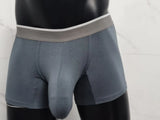 Men Modal Boxer Briefs Big Pouch Underwear Extra Large Bulge Enhancing Breathable Cooling Lightweight Mens Boxers Shorts Panties