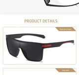 Fashion Polarized Sunglasses For Men Square Oversized Anti Glare Driver Mirror Sun Glasses Women UV400 Goggles Male