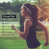 3pcs Elastic Absorbent Sweat Bands Solid Thicken Non-Slip Sports Outdoor Headbands Hair Accessories Running Exercise