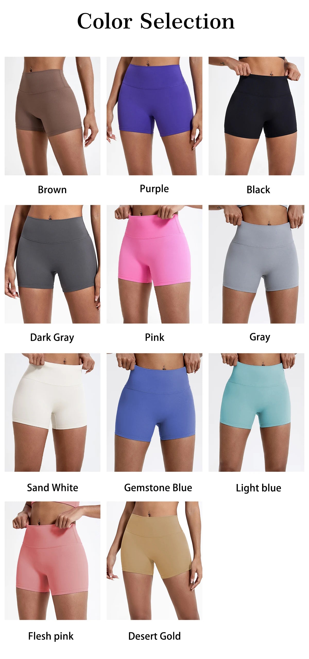 Hearuisavy Summer Running Sports Shorts Women Buttock Lift Leggings Women Cycling Slim Fit Workout Shorts High Waist Yoga Shorts