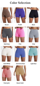 Hearuisavy Summer Running Sports Shorts Women Buttock Lift Leggings Women Cycling Slim Fit Workout Shorts High Waist Yoga Shorts